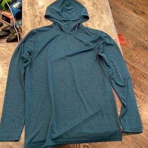 Men’s Turquoise BCG Dry Fit Hoodie Size Small